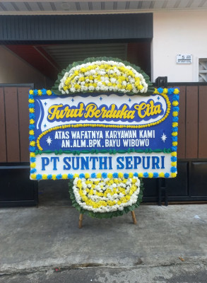 Papan Bunga Duka di Madras Hulu